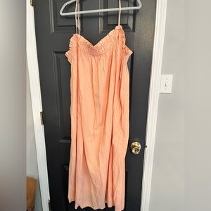 H&M Smocked Midi Dress